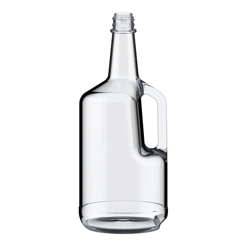 1.75L Kaca Omben-omben Jug karo Handle