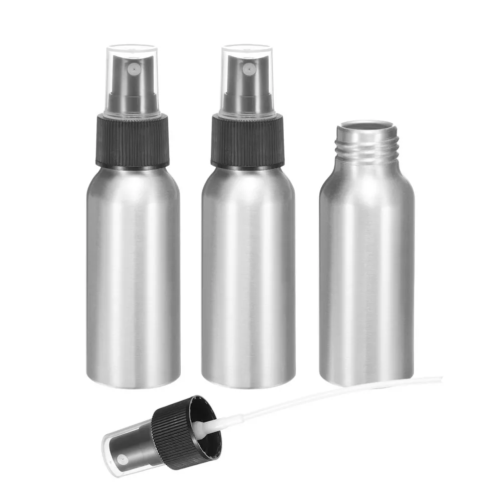 60ml (2oz) Mini Reusable Aluminium Mist Botol Semprotan
