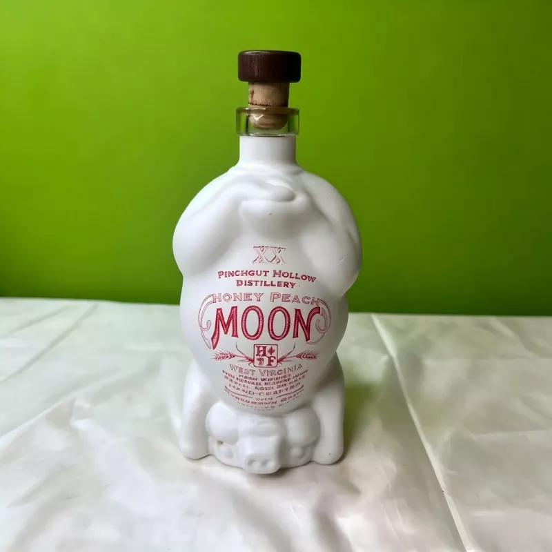 Botol Keramik Pig-Shaped Matte Rampung Unik