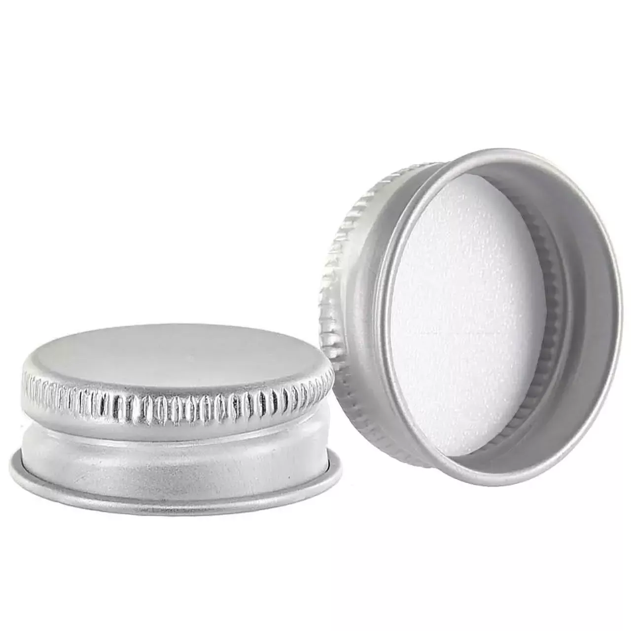 Metal Caps Aluminium Screw Caps karo PE Foam Liner